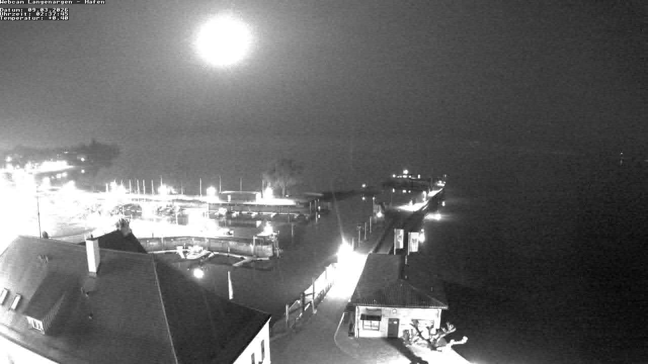 Archiv Foto Webcam Bodensee: Gemeindehafen Langenargen