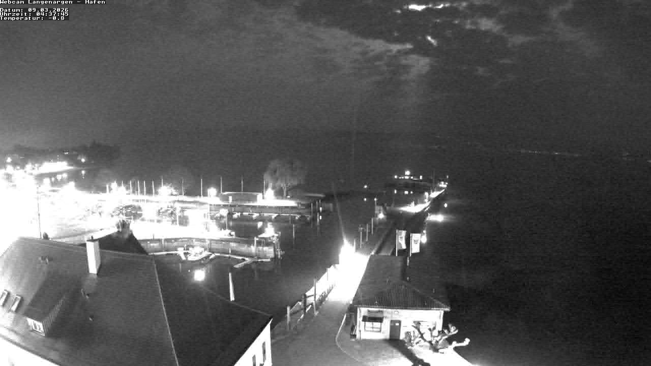 Archiv Foto Webcam Bodensee: Gemeindehafen Langenargen