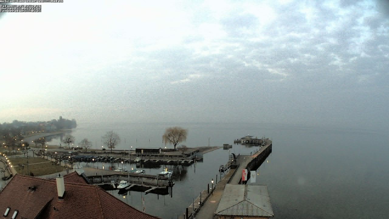 Archiv Foto Webcam Bodensee: Gemeindehafen Langenargen