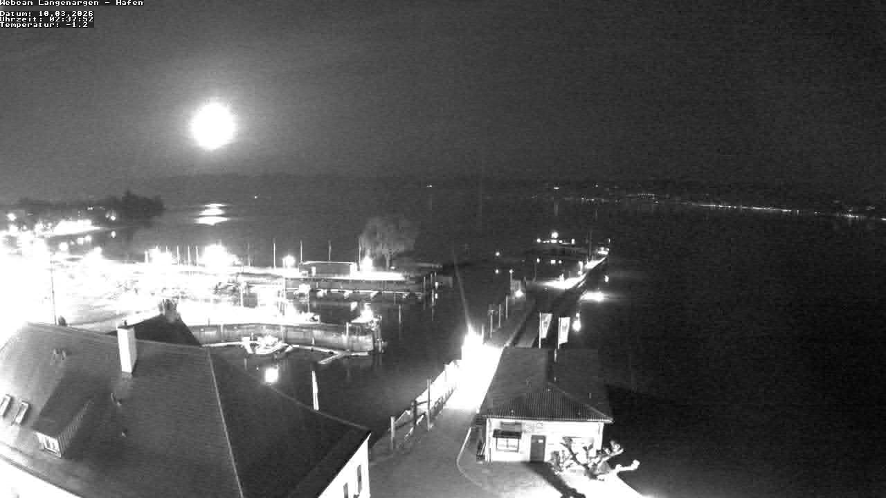 Archiv Foto Webcam Bodensee: Gemeindehafen Langenargen