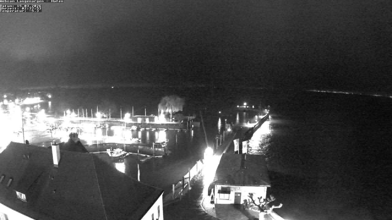Archiv Foto Webcam Bodensee: Gemeindehafen Langenargen