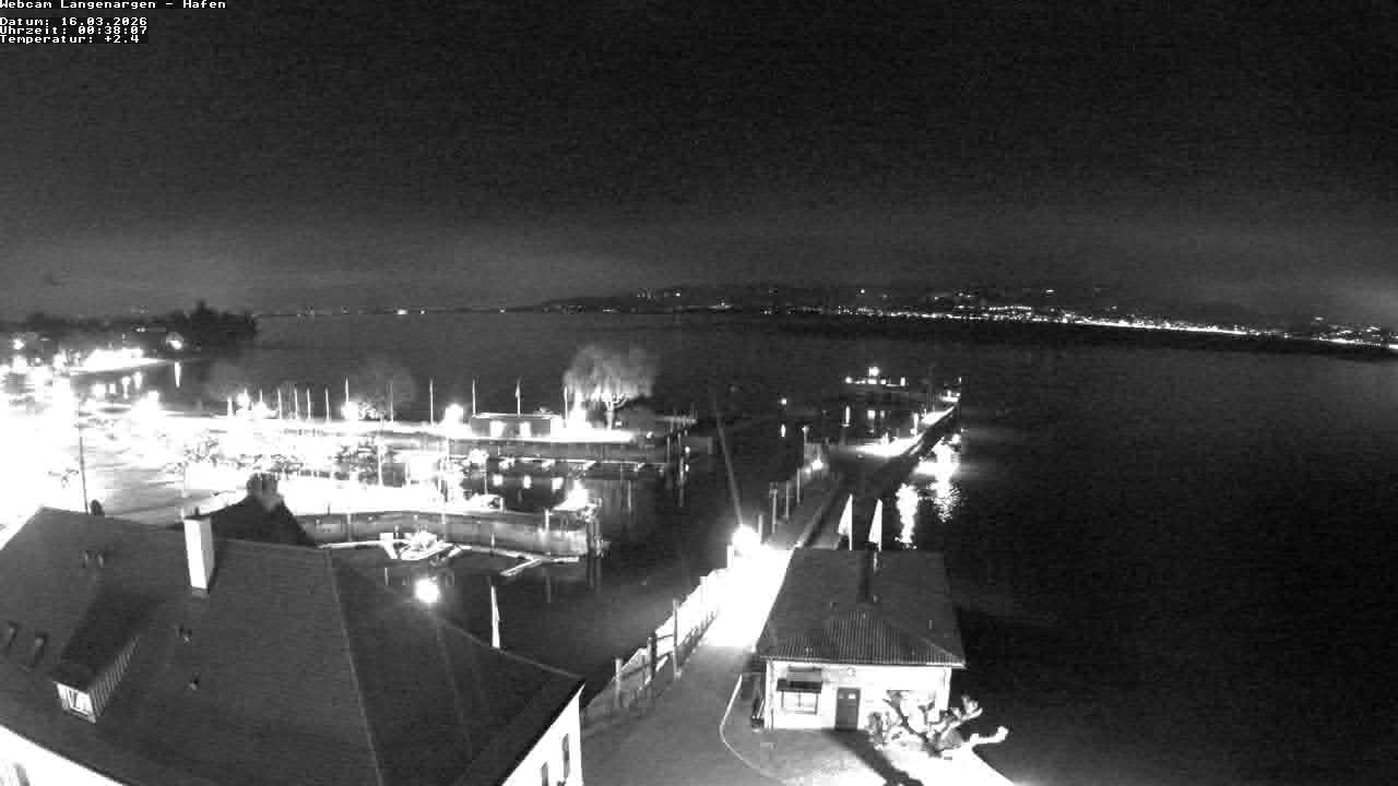Archiv Foto Webcam Bodensee: Gemeindehafen Langenargen