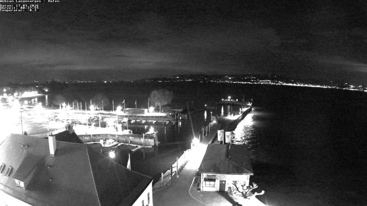 Archiv Foto Webcam Bodensee: Gemeindehafen Langenargen