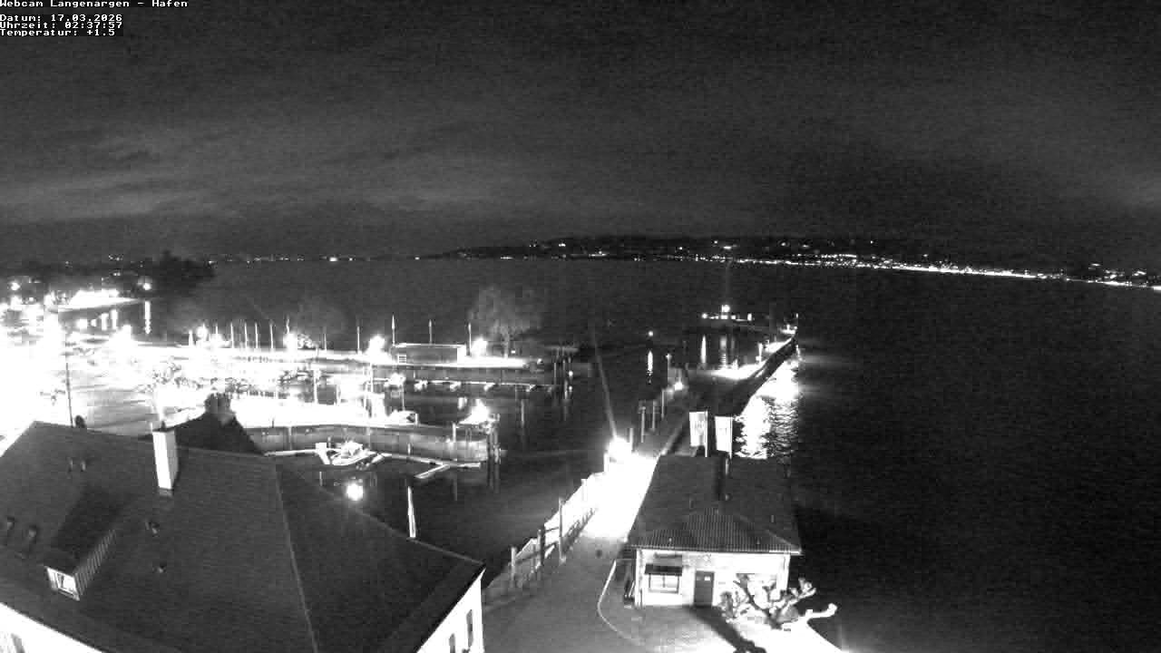Archiv Foto Webcam Bodensee: Gemeindehafen Langenargen