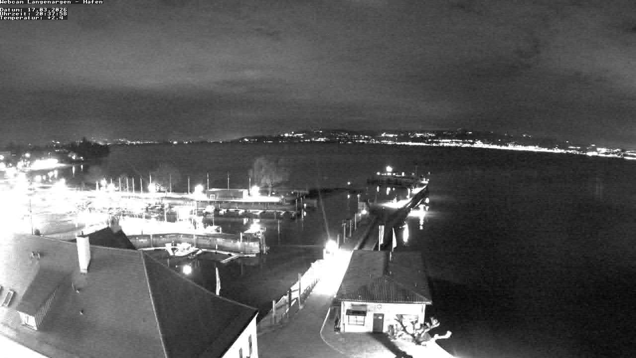 Archiv Foto Webcam Bodensee: Gemeindehafen Langenargen