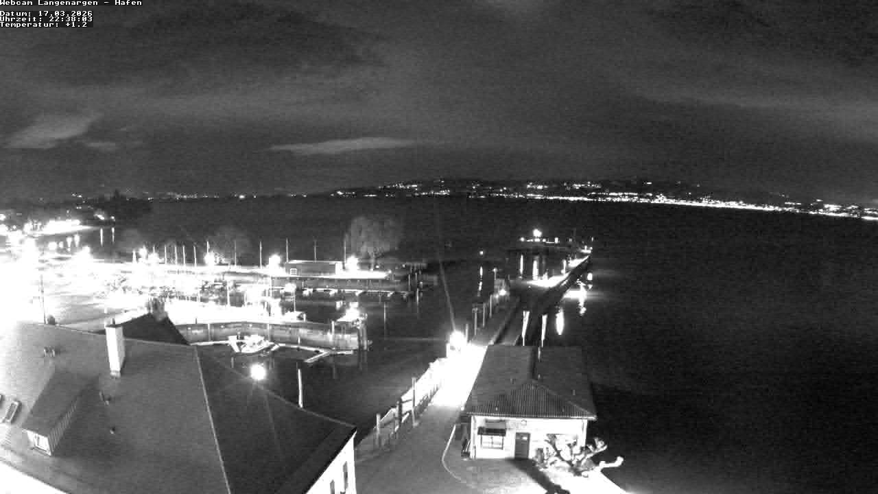 Archiv Foto Webcam Bodensee: Gemeindehafen Langenargen