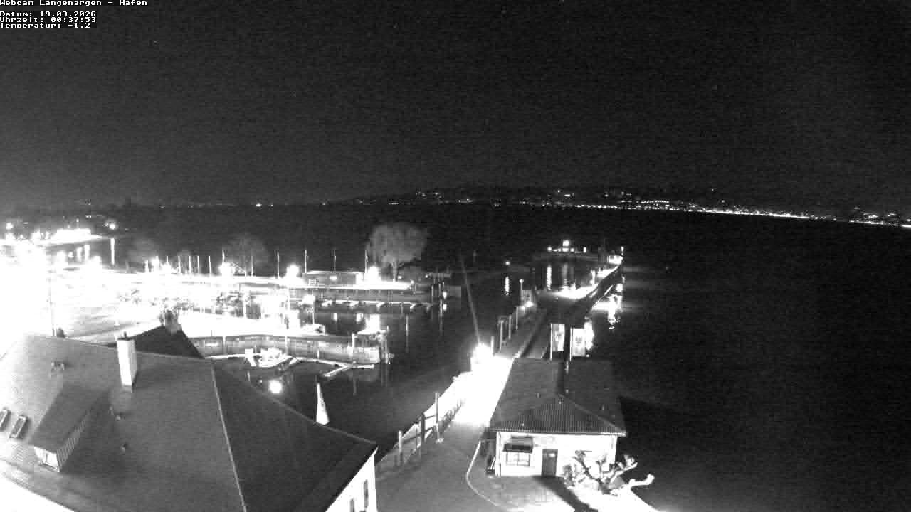 Archiv Foto Webcam Bodensee: Gemeindehafen Langenargen