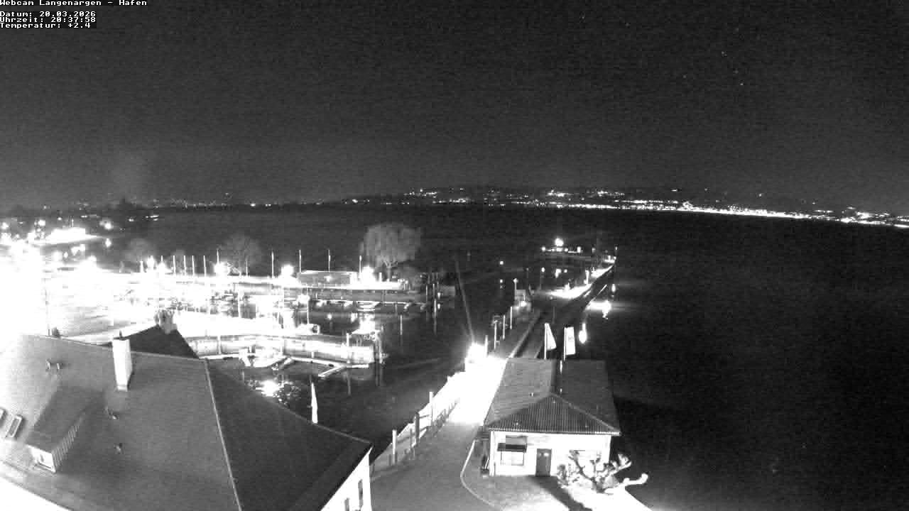 Archiv Foto Webcam Bodensee: Gemeindehafen Langenargen