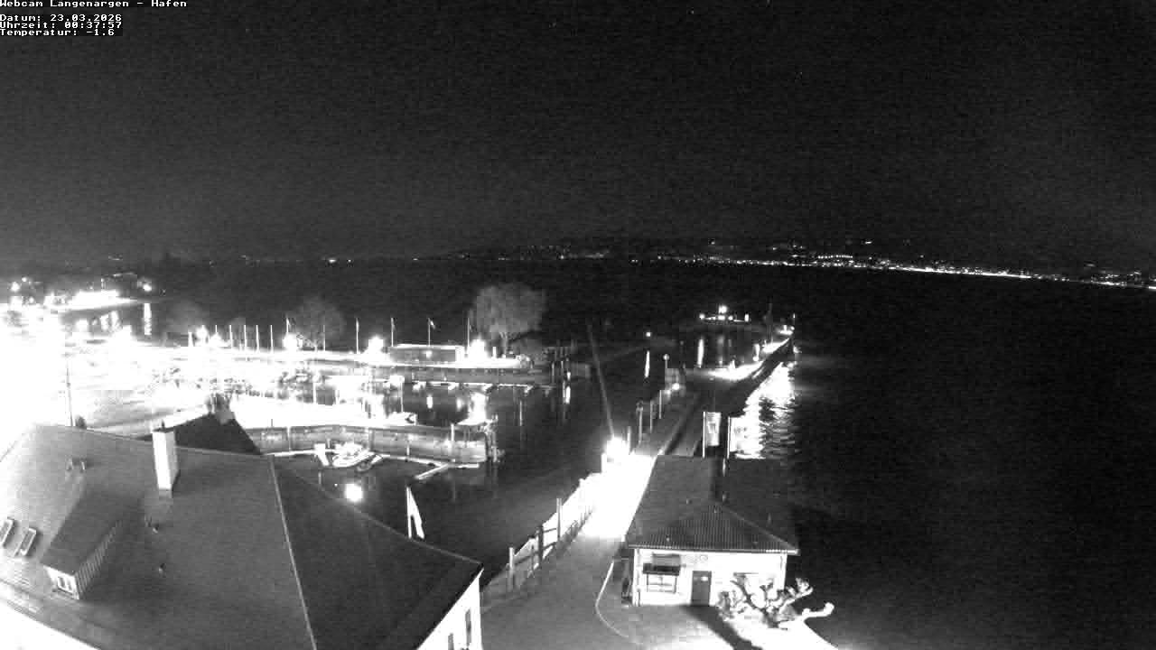 Archiv Foto Webcam Bodensee: Gemeindehafen Langenargen