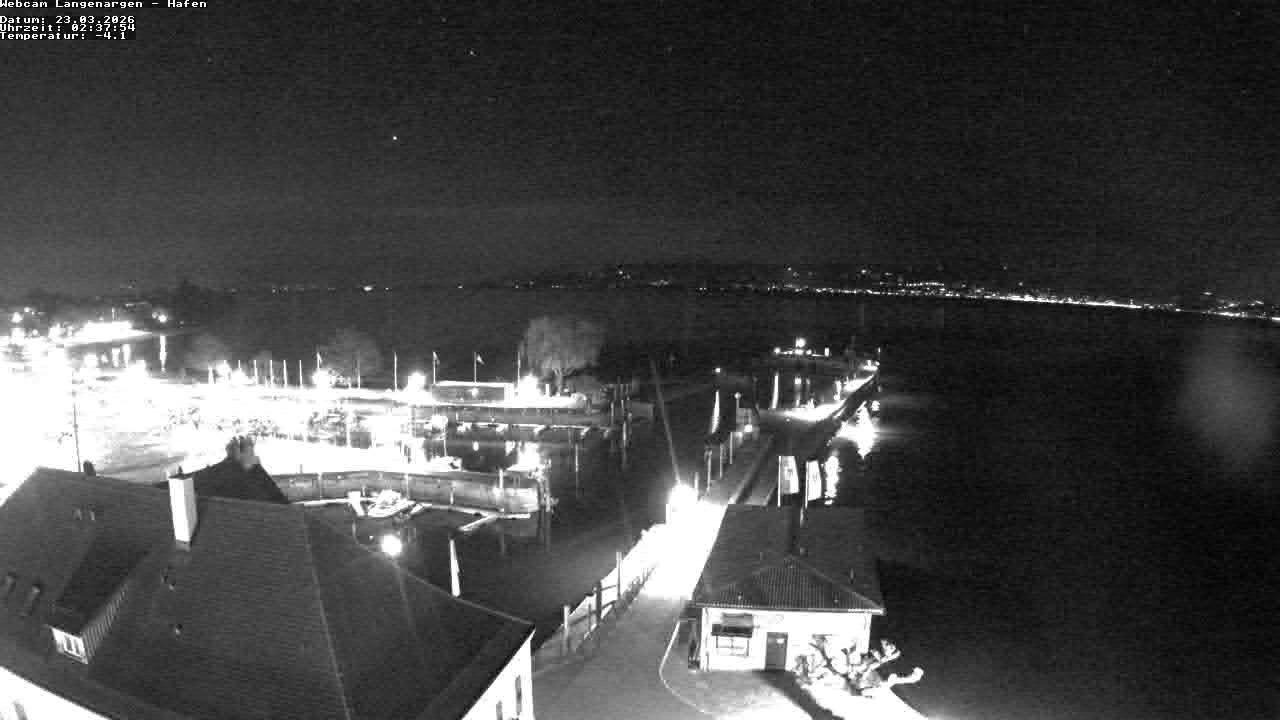 Archiv Foto Webcam Bodensee: Gemeindehafen Langenargen