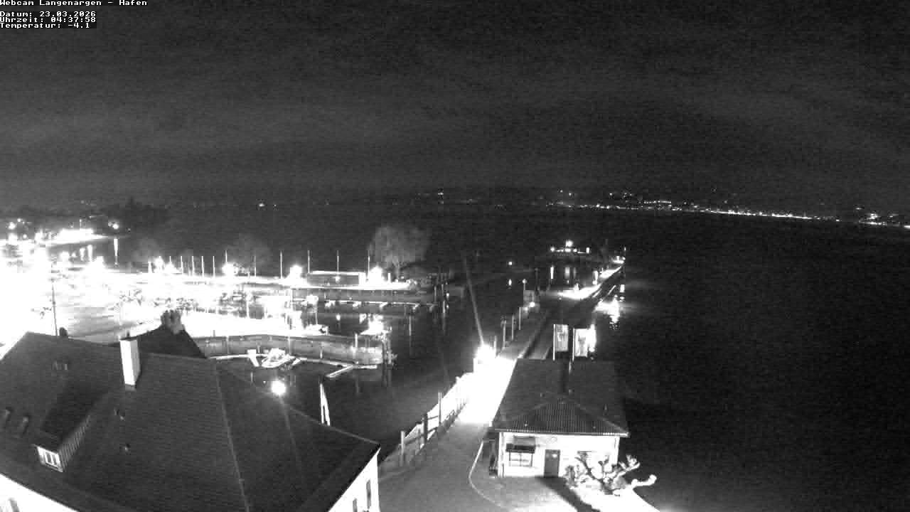 Archiv Foto Webcam Bodensee: Gemeindehafen Langenargen