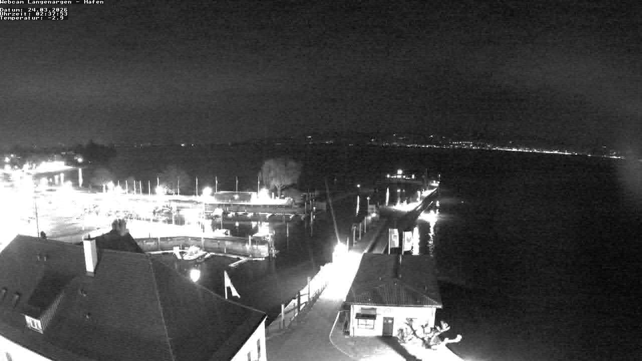Archiv Foto Webcam Bodensee: Gemeindehafen Langenargen