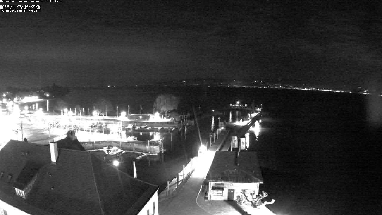 Archiv Foto Webcam Bodensee: Gemeindehafen Langenargen