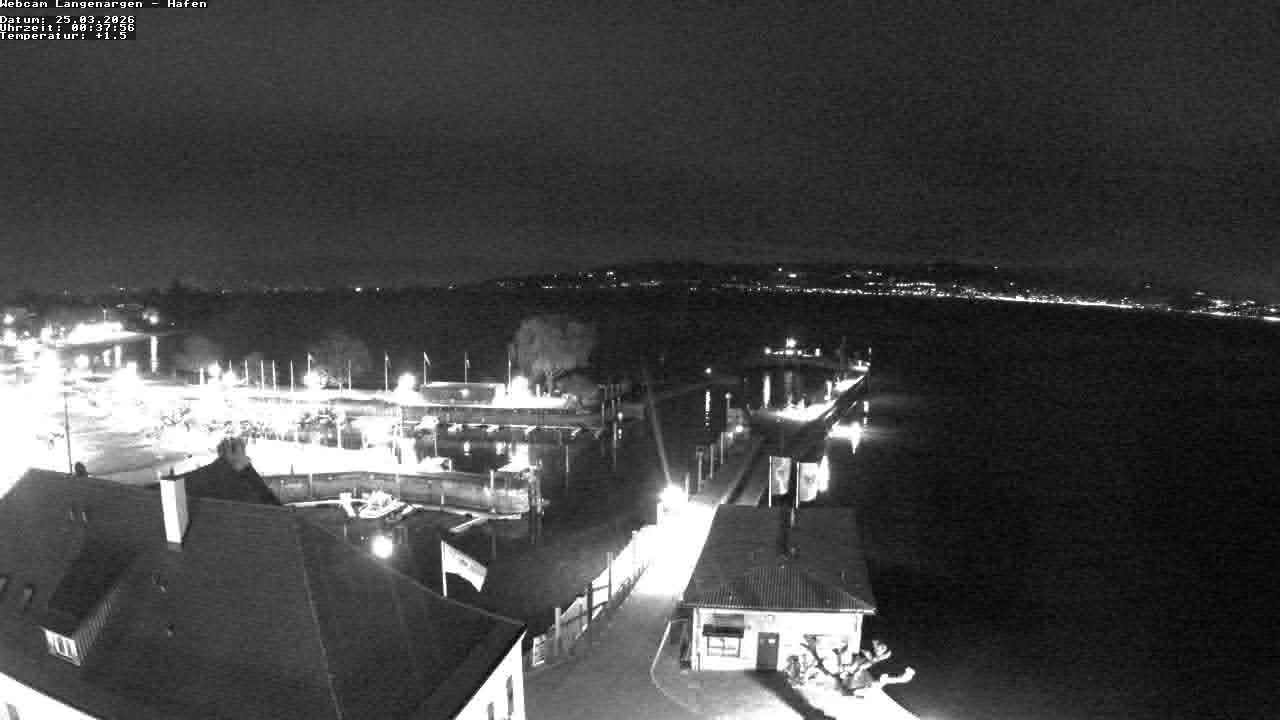 Archiv Foto Webcam Bodensee: Gemeindehafen Langenargen