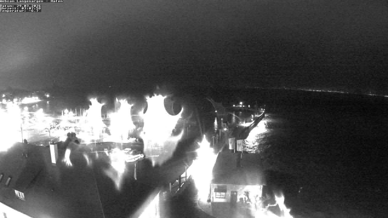 Archiv Foto Webcam Bodensee: Gemeindehafen Langenargen