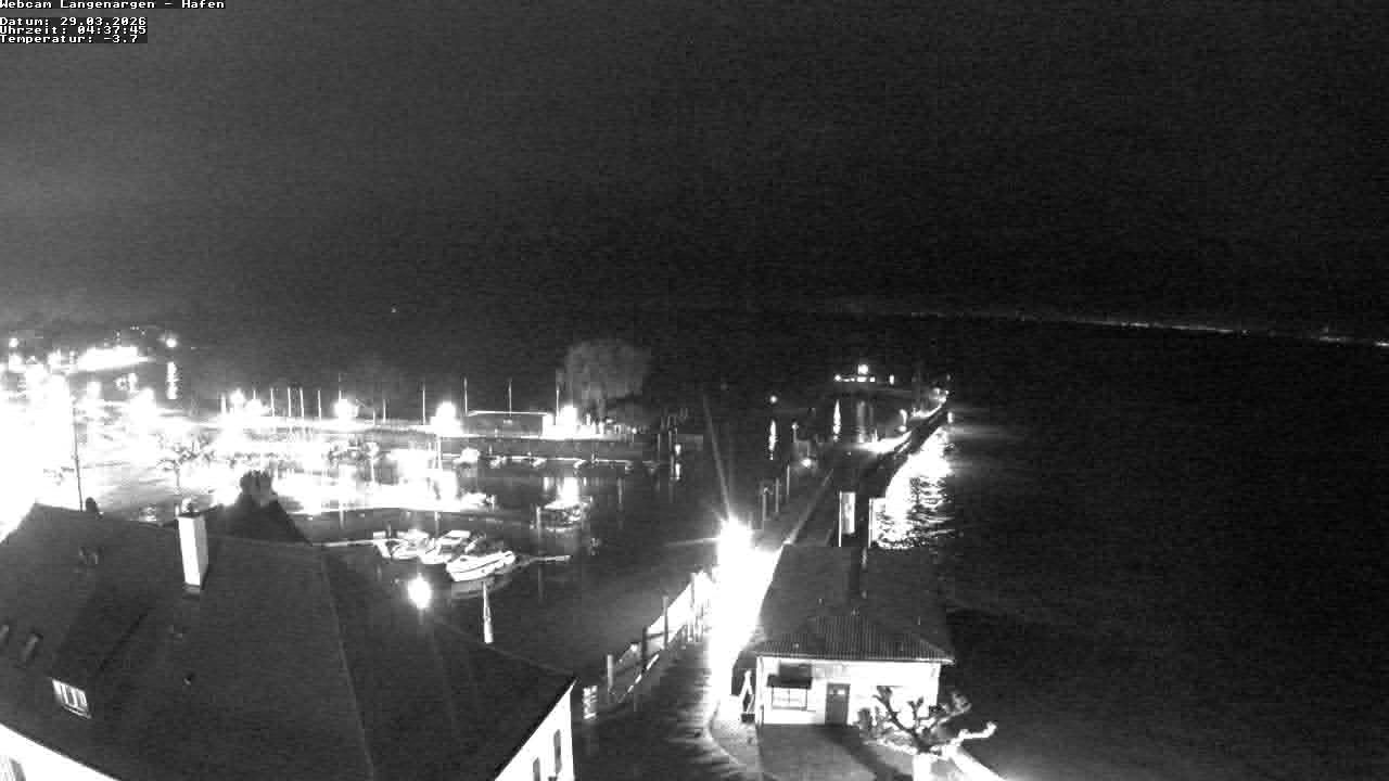 Archiv Foto Webcam Bodensee: Gemeindehafen Langenargen