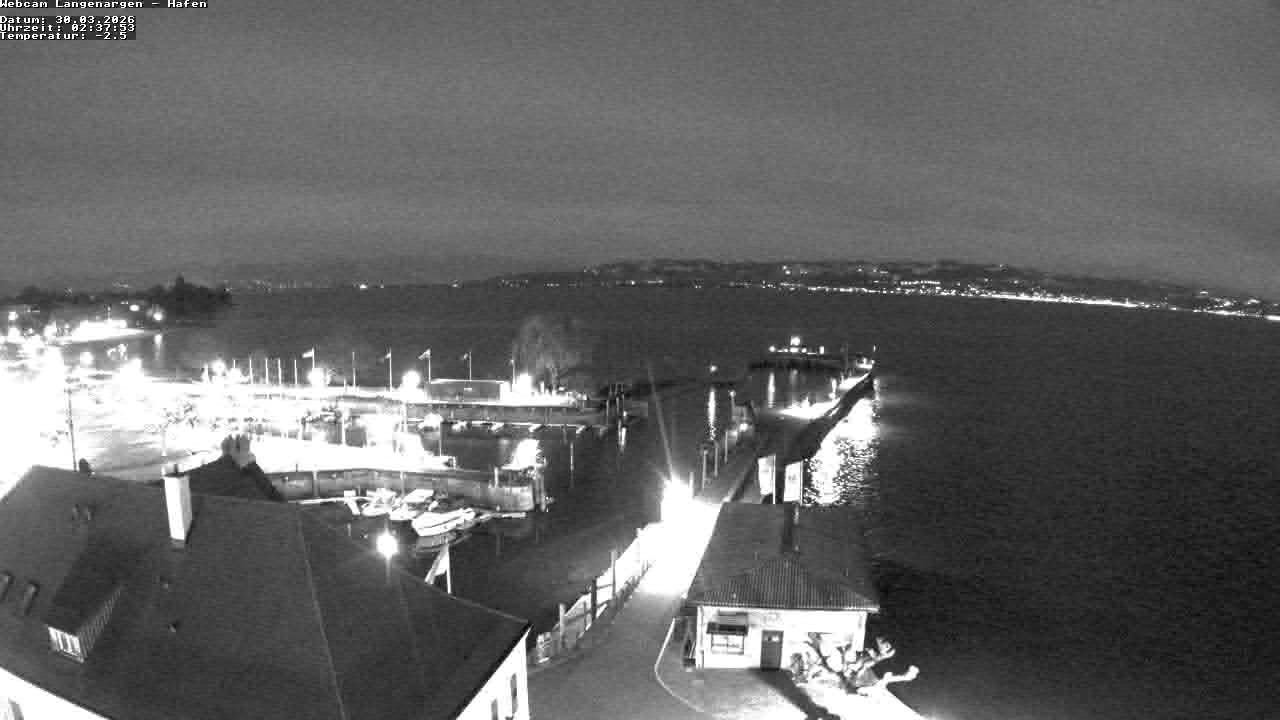 Archiv Foto Webcam Bodensee: Gemeindehafen Langenargen
