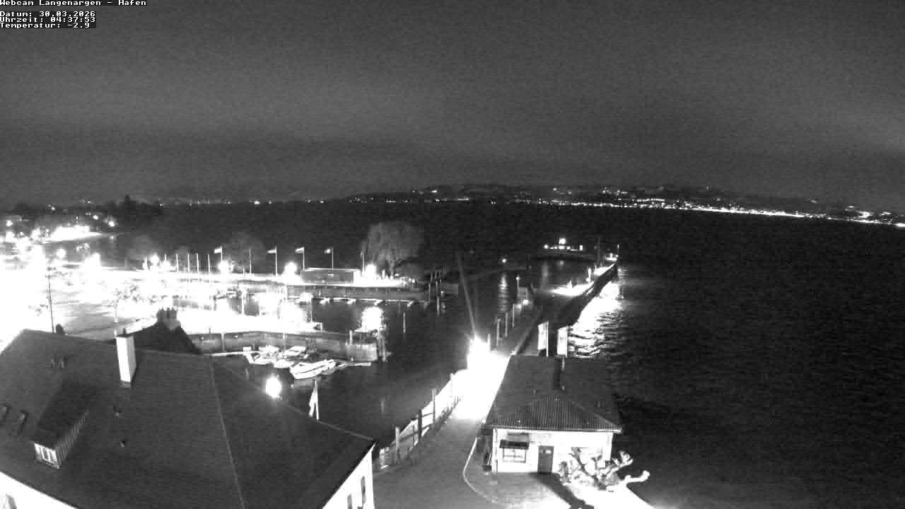 Archiv Foto Webcam Bodensee: Gemeindehafen Langenargen