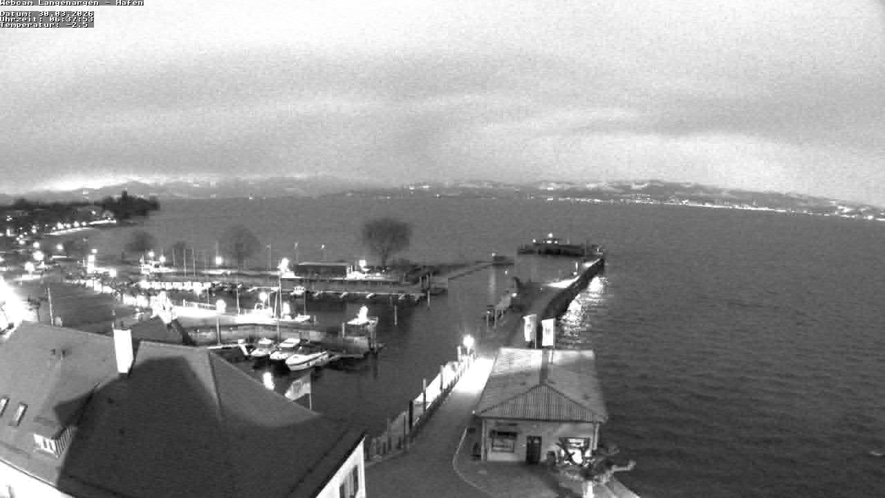 Archiv Foto Webcam Bodensee: Gemeindehafen Langenargen