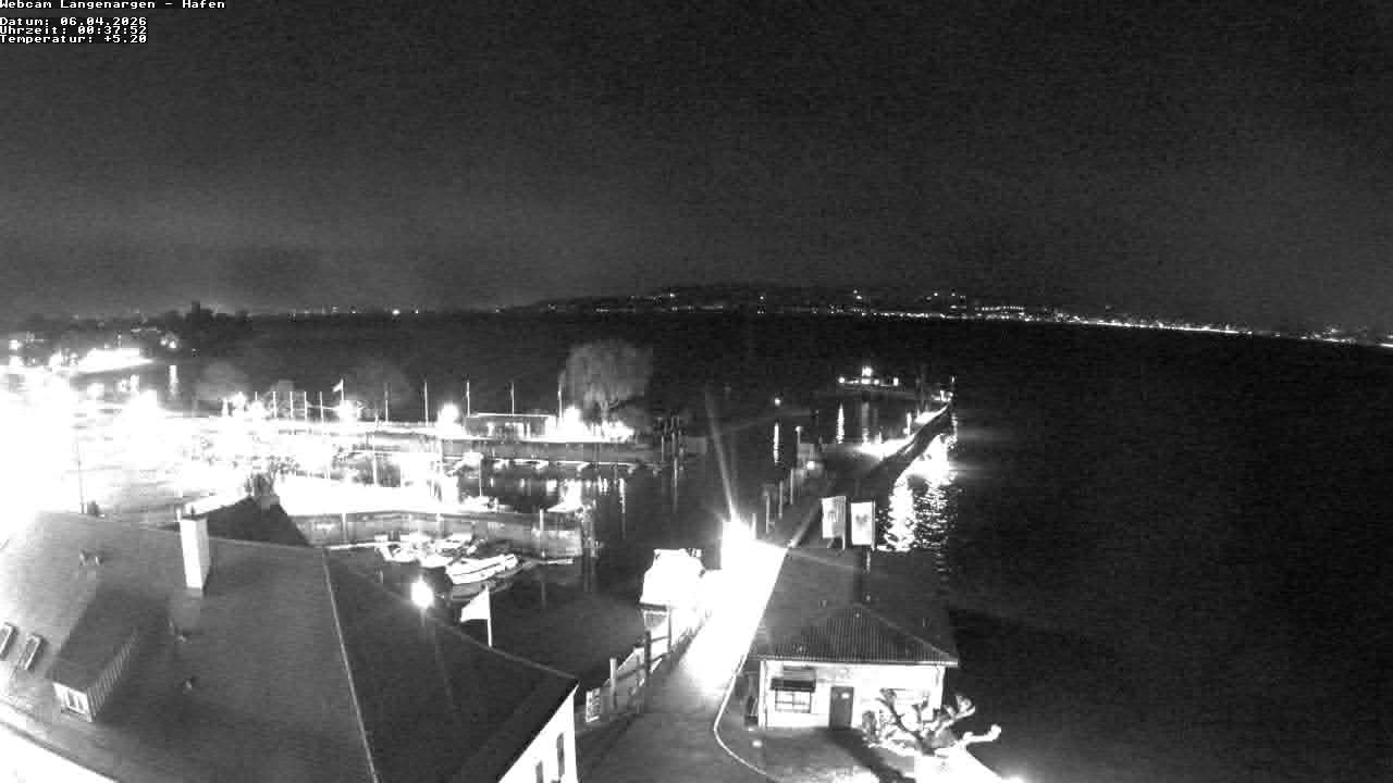 Archiv Foto Webcam Bodensee: Gemeindehafen Langenargen