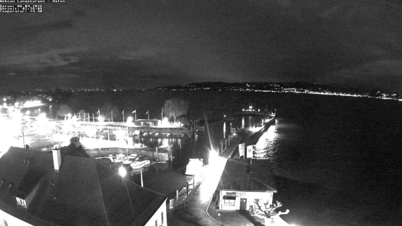 Archiv Foto Webcam Bodensee: Gemeindehafen Langenargen