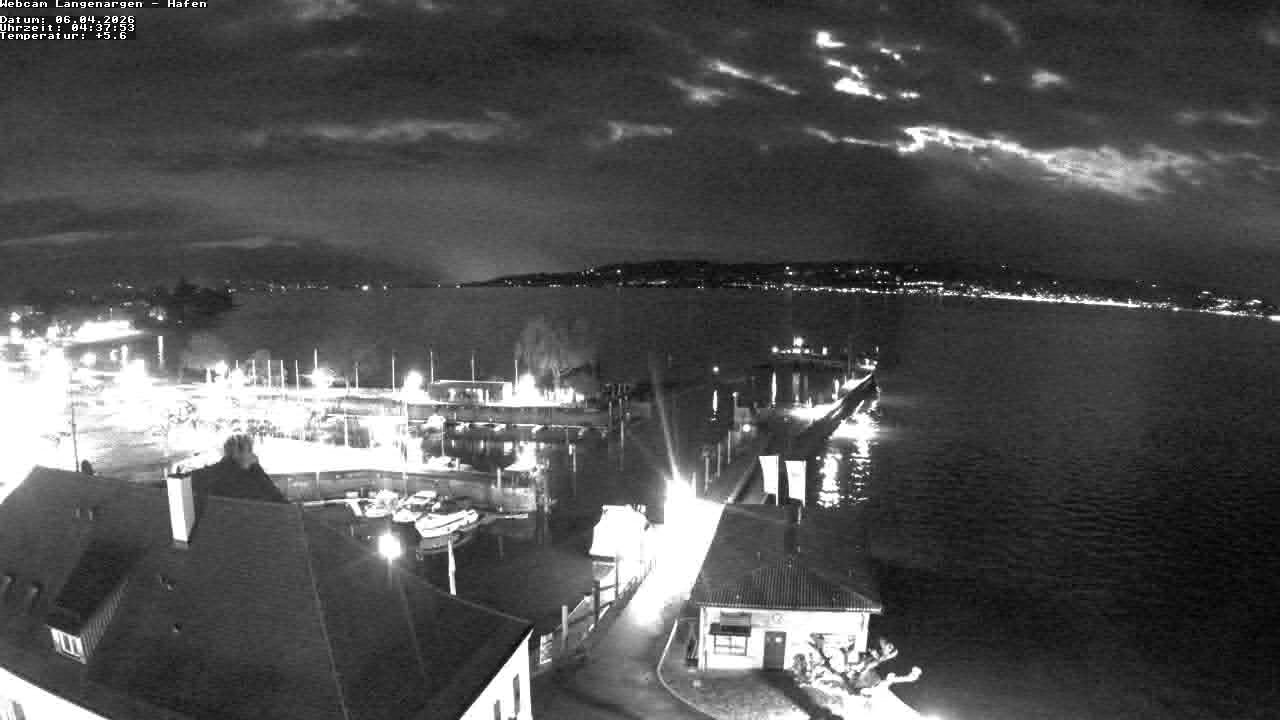 Archiv Foto Webcam Bodensee: Gemeindehafen Langenargen