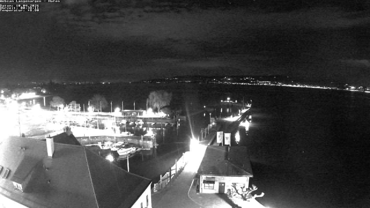 Archiv Foto Webcam Bodensee: Gemeindehafen Langenargen