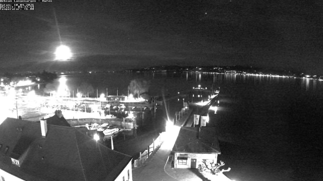 Archiv Foto Webcam Bodensee: Gemeindehafen Langenargen