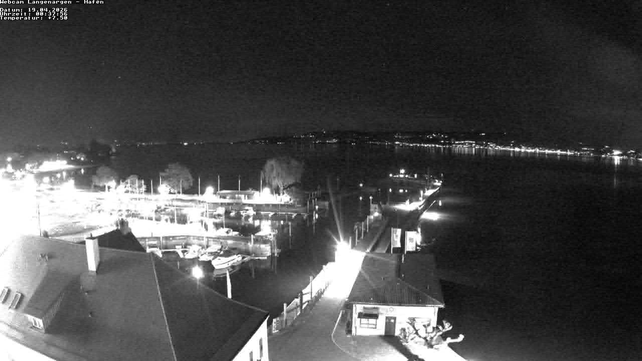 Archiv Foto Webcam Bodensee: Gemeindehafen Langenargen