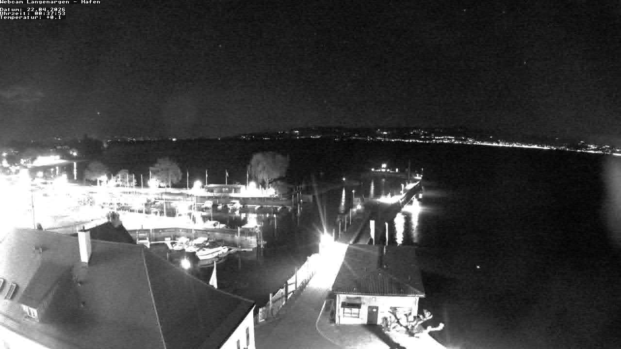 Archiv Foto Webcam Bodensee: Gemeindehafen Langenargen