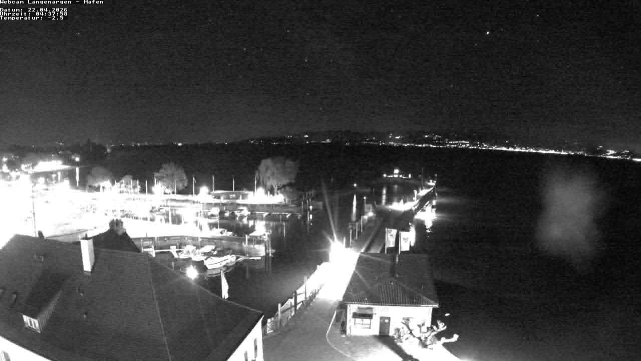 Archiv Foto Webcam Bodensee: Gemeindehafen Langenargen