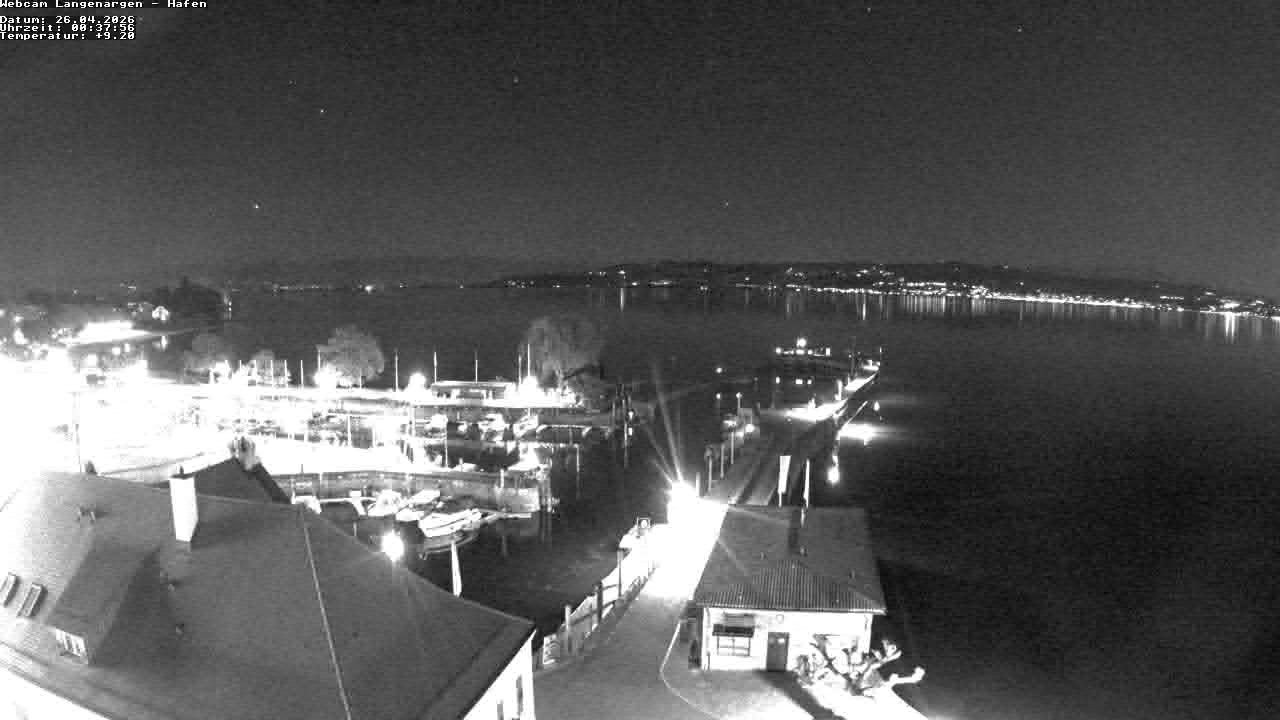 Archiv Foto Webcam Bodensee: Gemeindehafen Langenargen