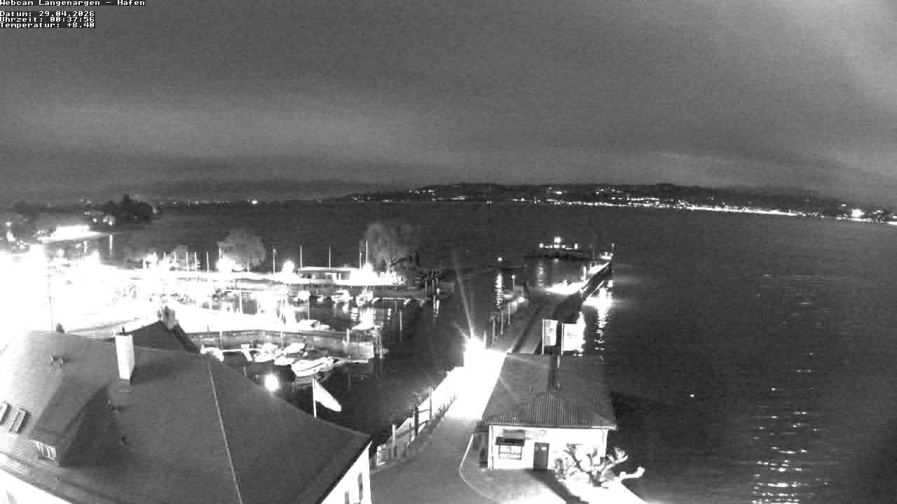 Archiv Foto Webcam Bodensee: Gemeindehafen Langenargen