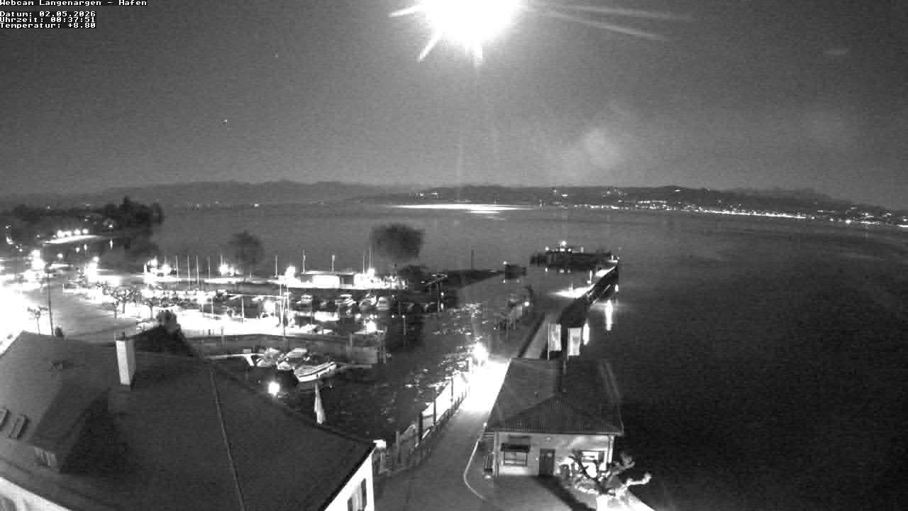 Archiv Foto Webcam Bodensee: Gemeindehafen Langenargen