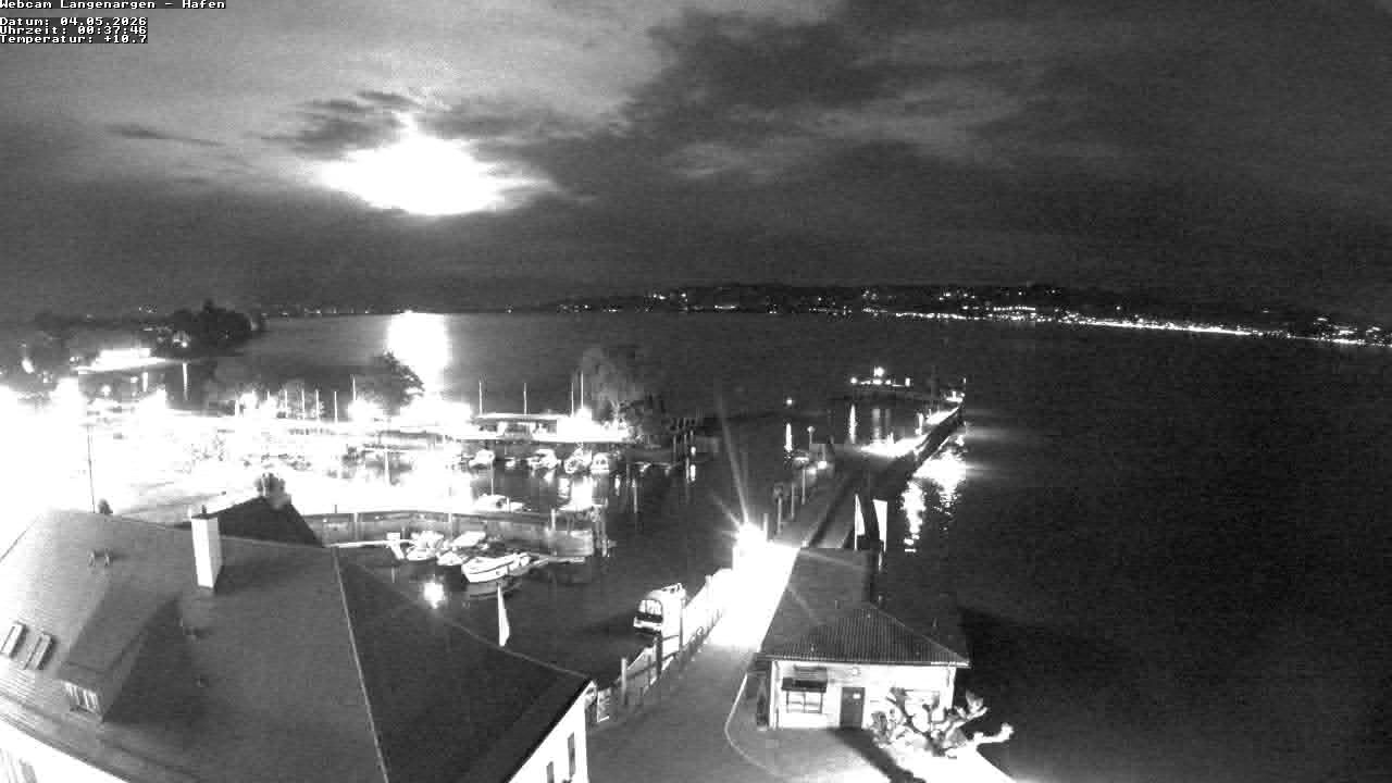 Archiv Foto Webcam Bodensee: Gemeindehafen Langenargen