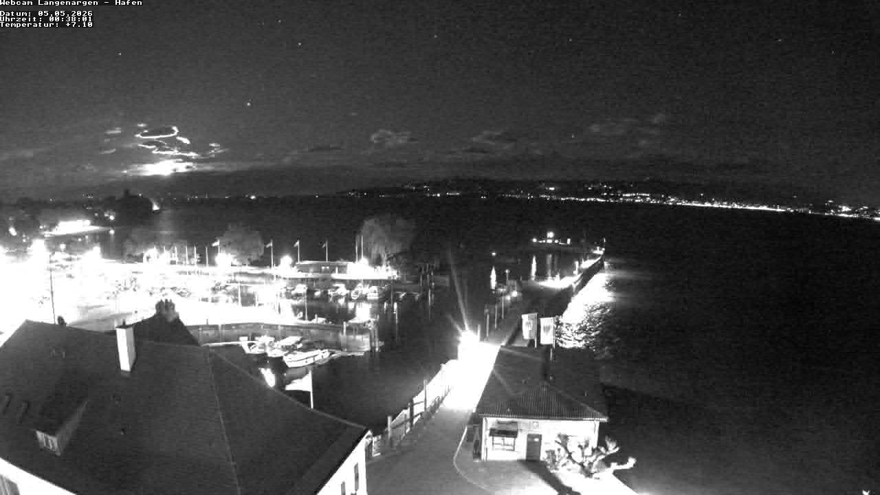 Archiv Foto Webcam Bodensee: Gemeindehafen Langenargen