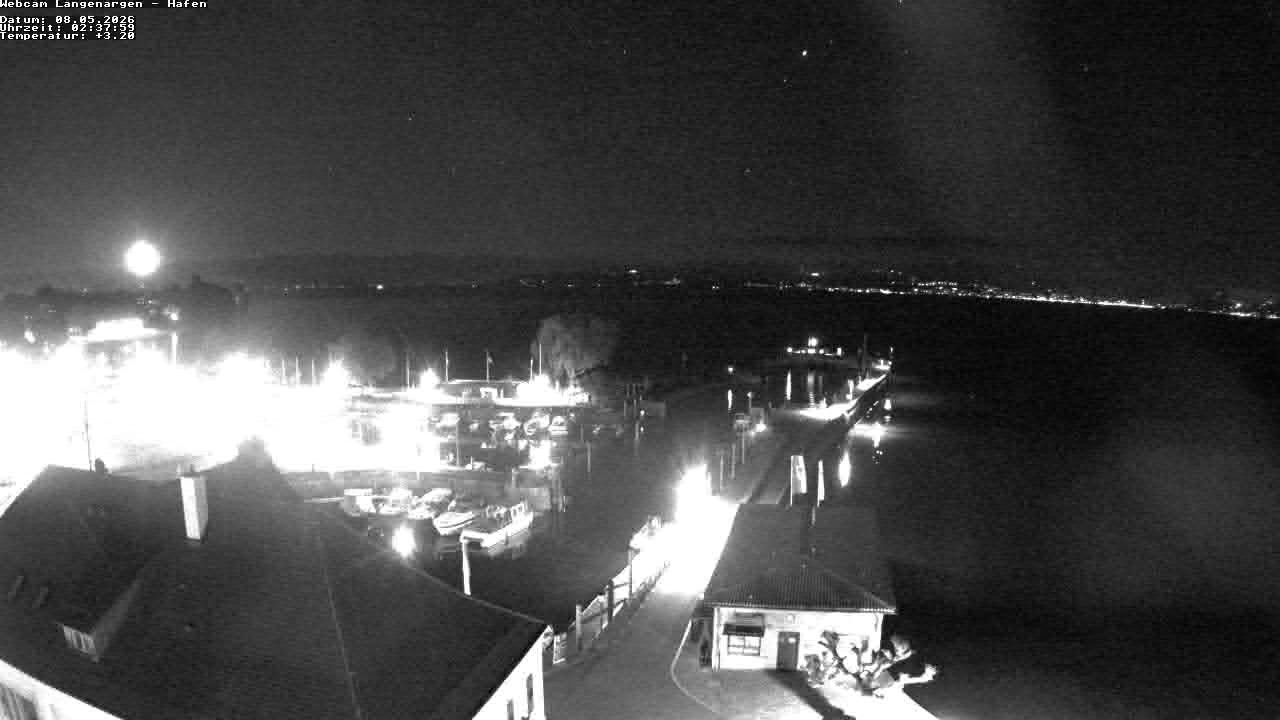 Archiv Foto Webcam Bodensee: Gemeindehafen Langenargen