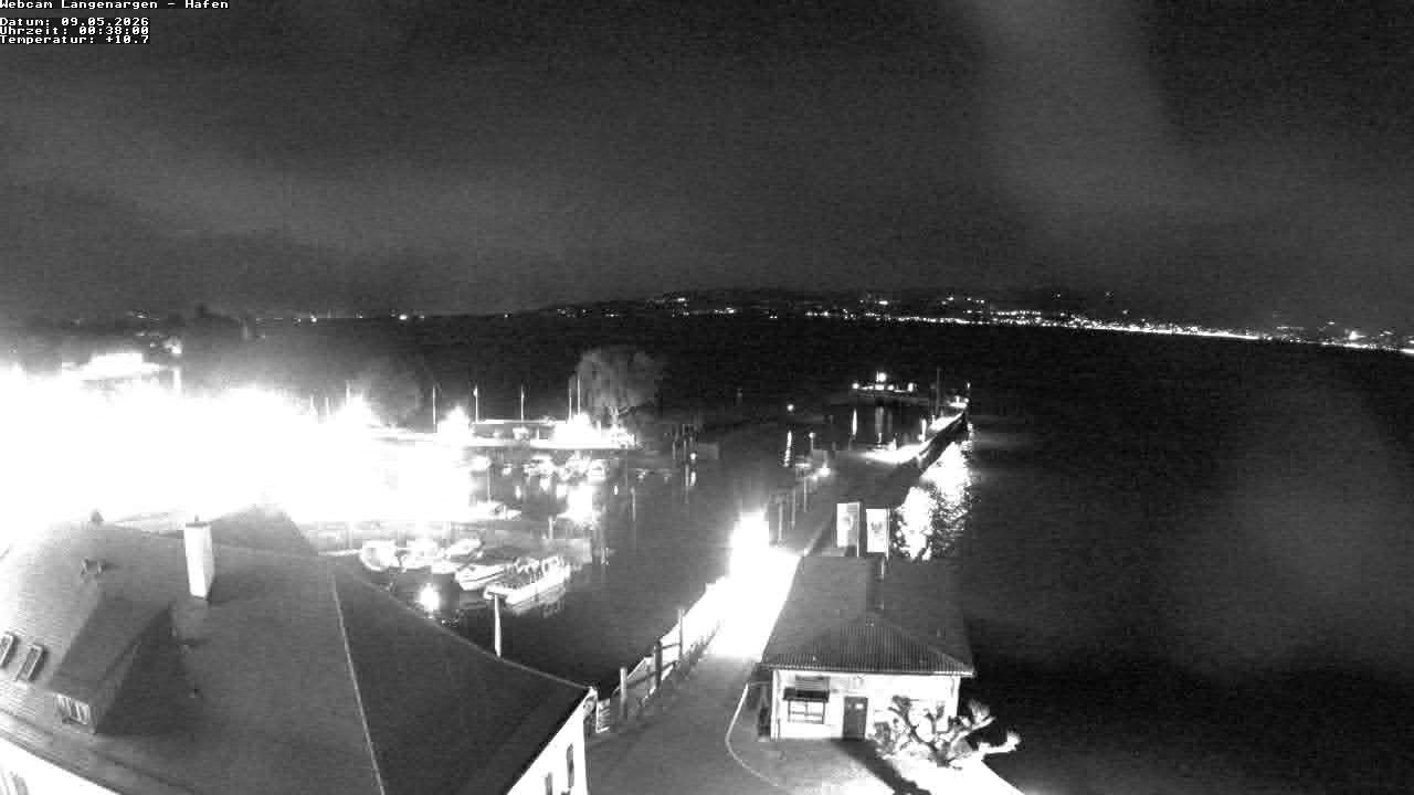 Archiv Foto Webcam Bodensee: Gemeindehafen Langenargen