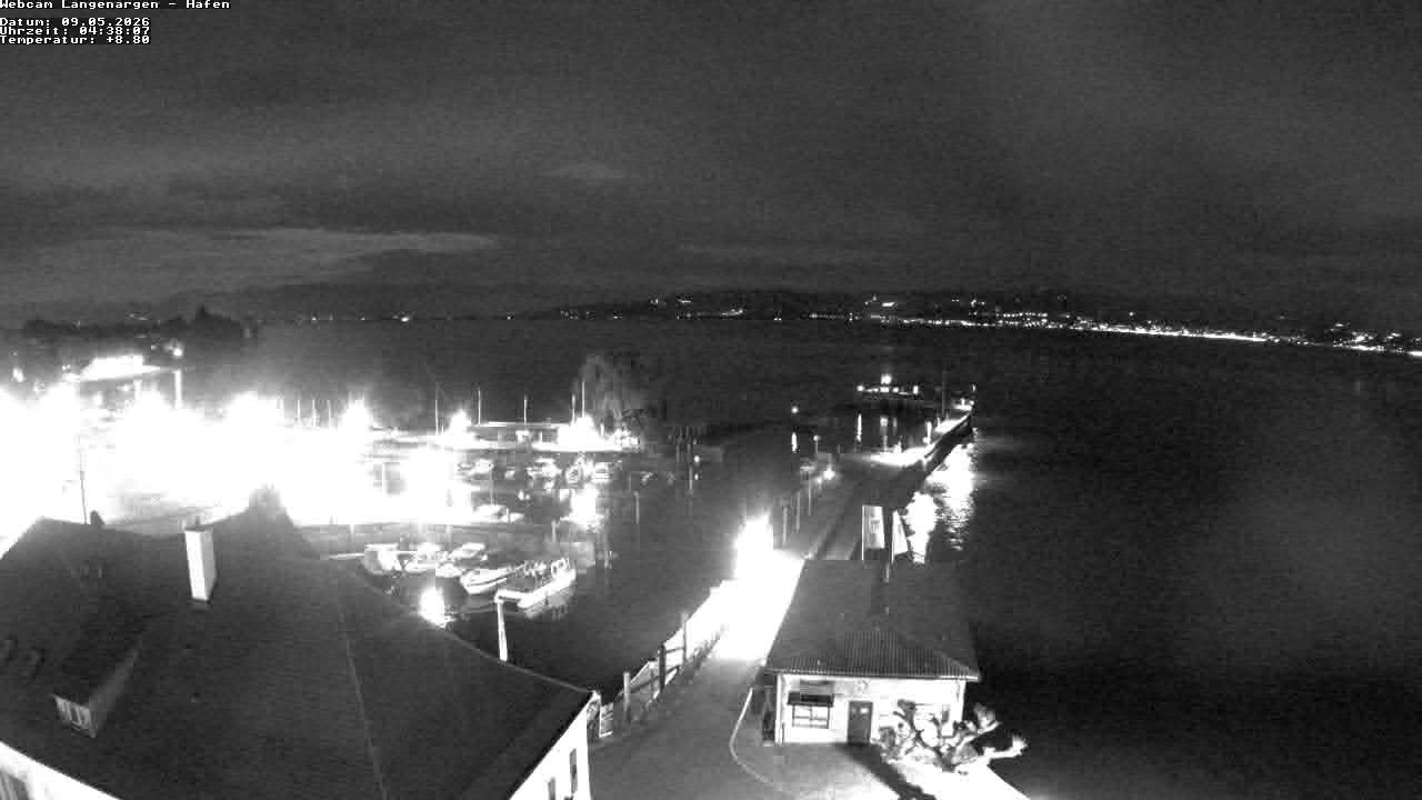 Archiv Foto Webcam Bodensee: Gemeindehafen Langenargen