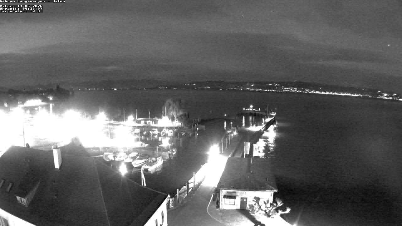 Archiv Foto Webcam Bodensee: Gemeindehafen Langenargen