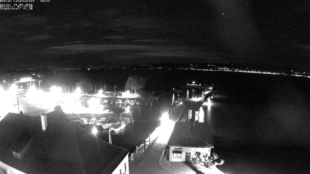 Archiv Foto Webcam Bodensee: Gemeindehafen Langenargen