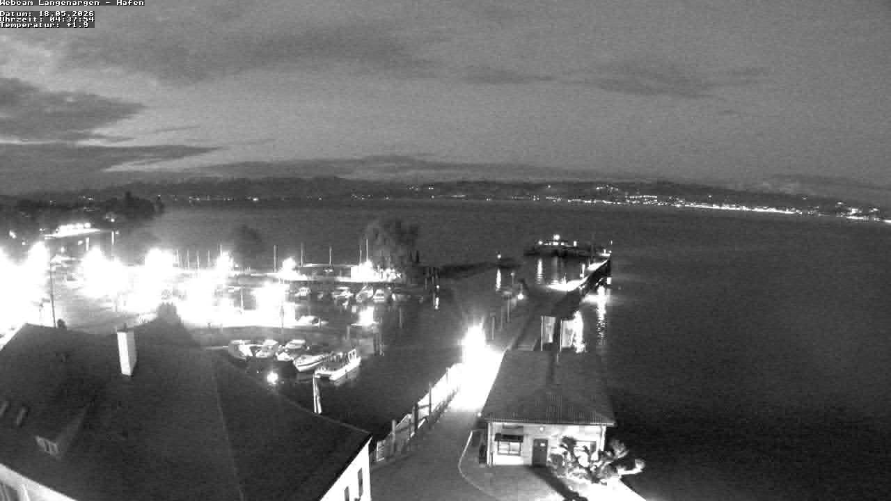 Archiv Foto Webcam Bodensee: Gemeindehafen Langenargen