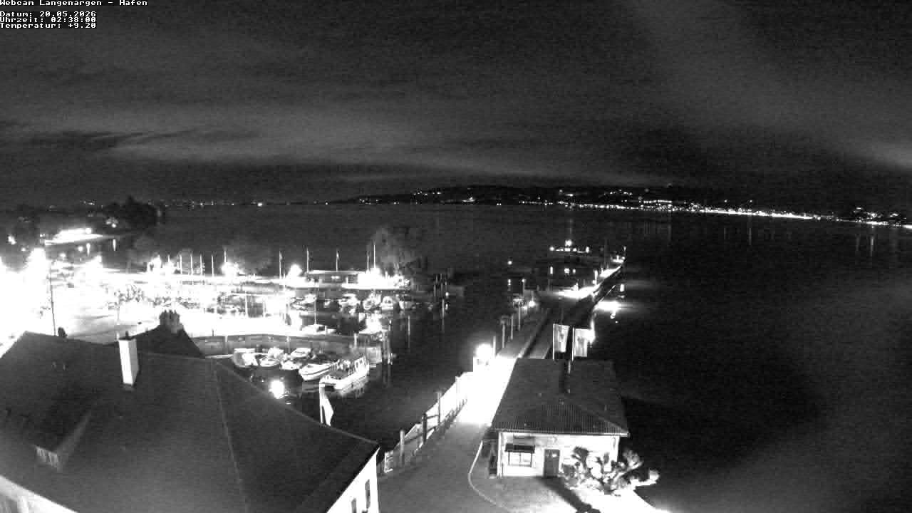 Archiv Foto Webcam Bodensee: Gemeindehafen Langenargen