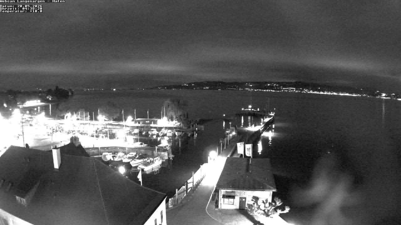 Archiv Foto Webcam Bodensee: Gemeindehafen Langenargen