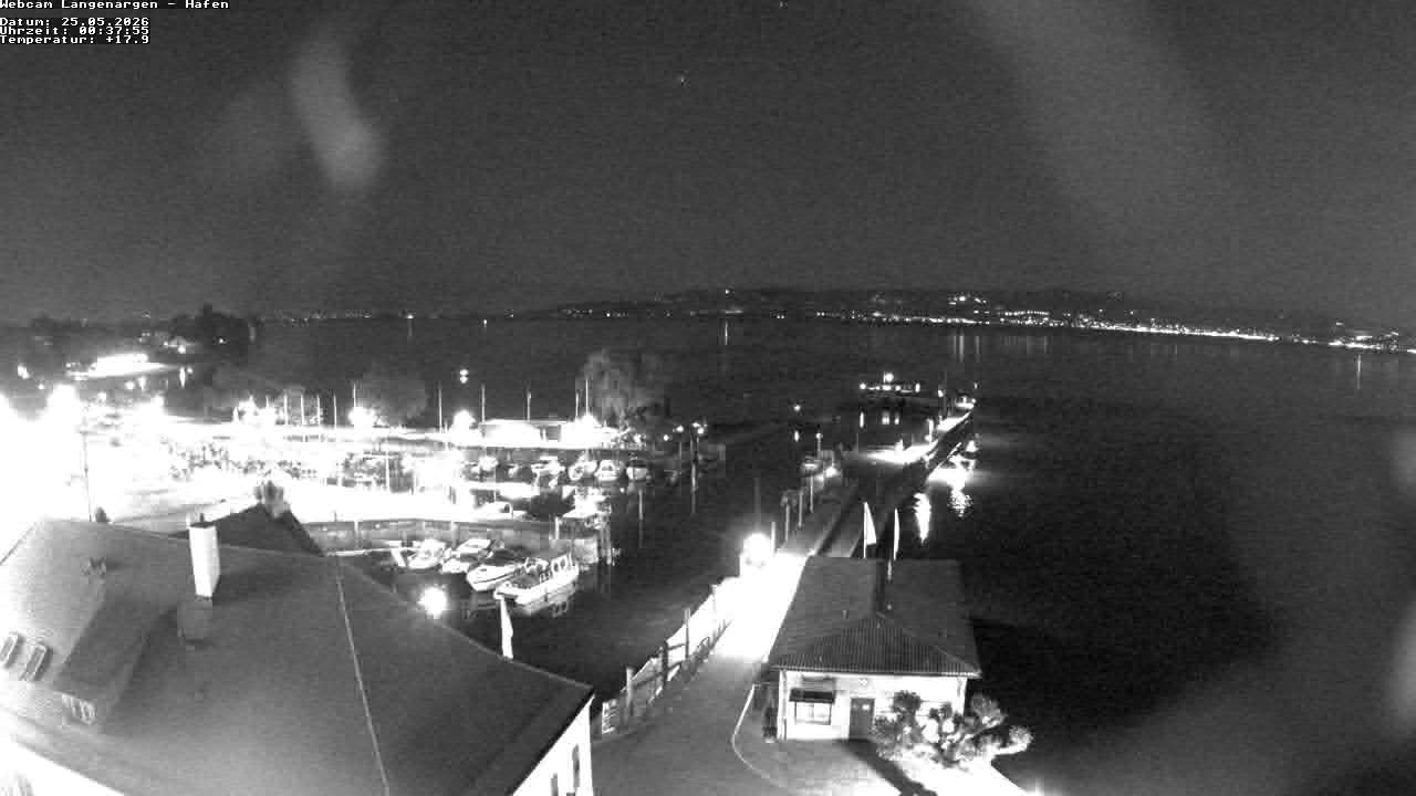 Archiv Foto Webcam Bodensee: Gemeindehafen Langenargen
