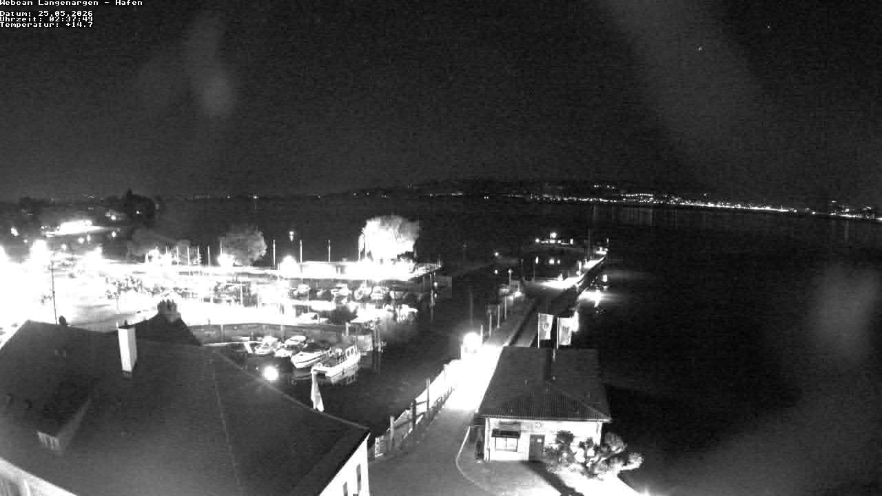 Archiv Foto Webcam Bodensee: Gemeindehafen Langenargen