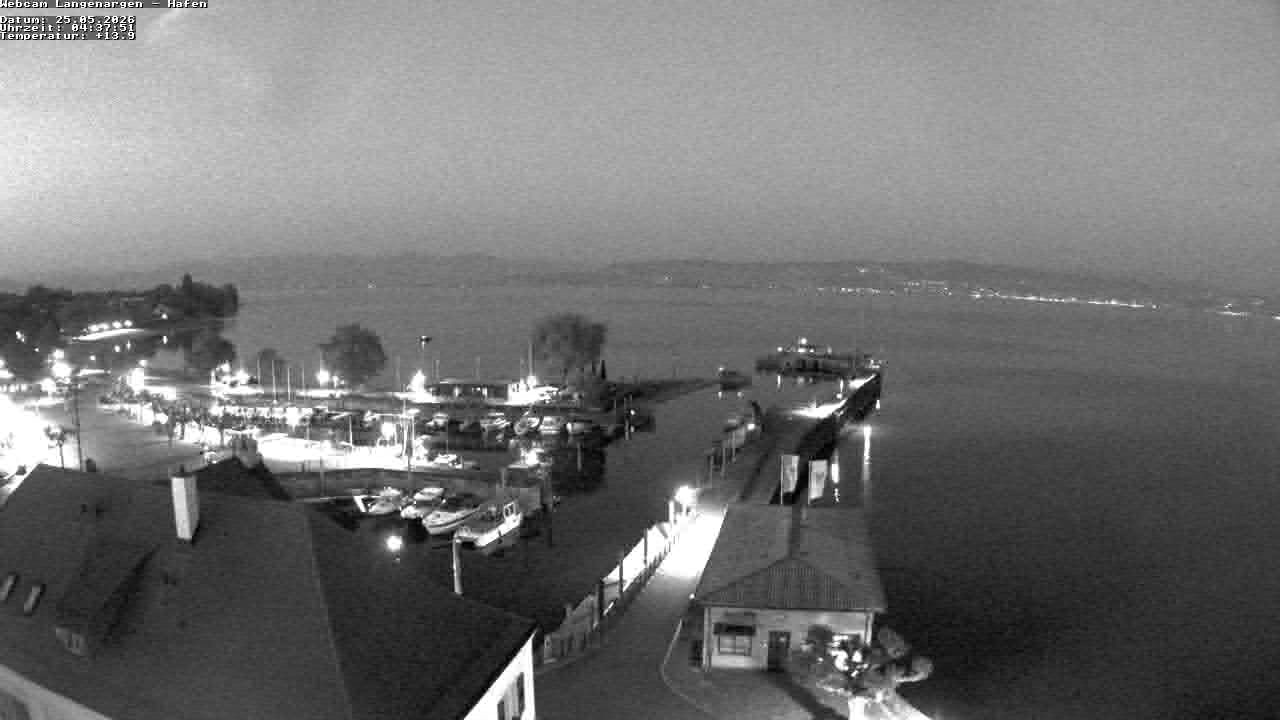 Archiv Foto Webcam Bodensee: Gemeindehafen Langenargen