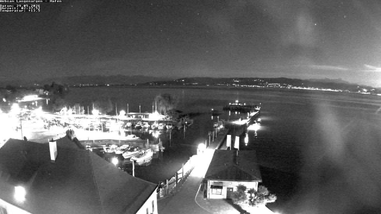 Archiv Foto Webcam Bodensee: Gemeindehafen Langenargen