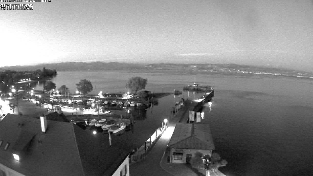 Archiv Foto Webcam Bodensee: Gemeindehafen Langenargen