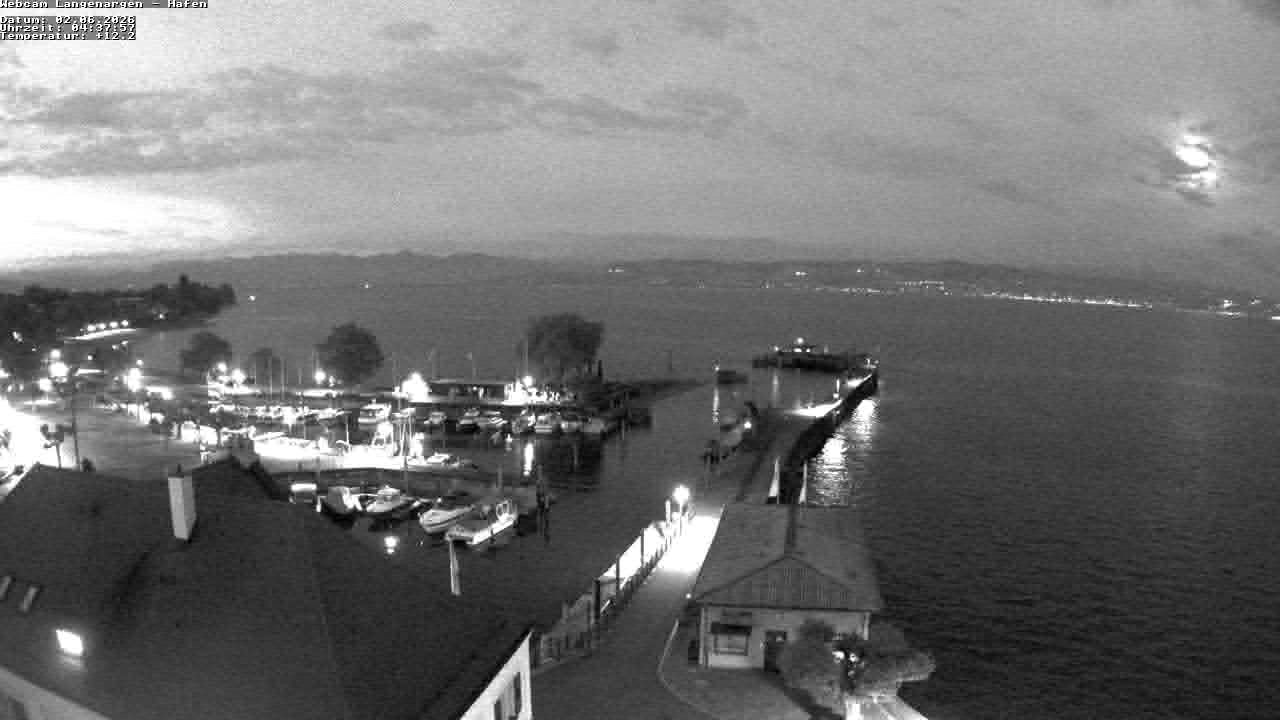 Archiv Foto Webcam Bodensee: Gemeindehafen Langenargen
